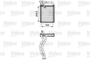 Wärmetauscher, Innenraumheizung Valeo 812441