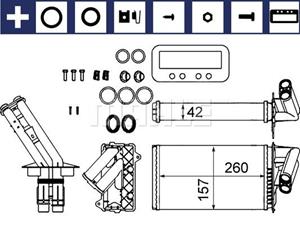 mahleoriginal Wärmetauscher, Innenraumheizung Mahle Original AH 103 000S