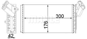 mahleoriginal Wärmetauscher, Innenraumheizung Mahle Original AH 104 000S