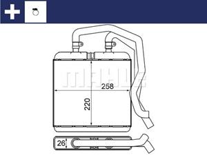 Iveco Kachelradiateur, interieurverwarming