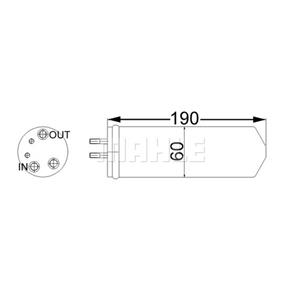 Mahle Droger,Airconditioner BEHR  AD 66 000S