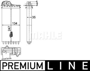 mahleoriginal Wärmetauscher, Innenraumheizung Mahle Original AH 194 000P