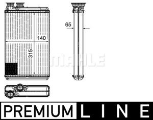 Citroen Kachelradiateur, interieurverwarming