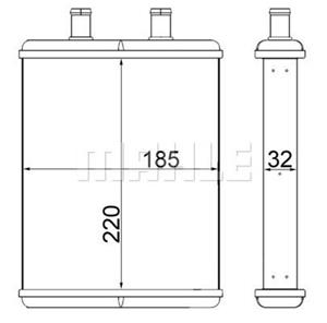 Iveco Kachelradiateur, interieurverwarming