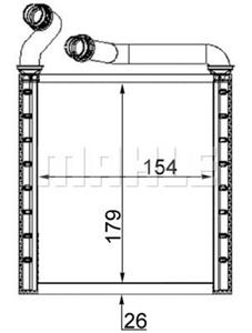 mahleoriginal Wärmetauscher, Innenraumheizung Mahle Original AH 223 000S
