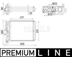 mahleoriginal Wärmetauscher, Innenraumheizung Mahle Original AH 38 000P