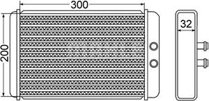 mahleoriginal Wärmetauscher, Innenraumheizung Mahle Original AH 61 000S