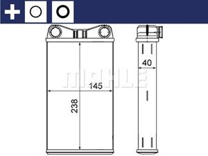 Audi Kachelradiateur, interieurverwarming