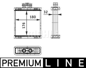 mahleoriginal Wärmetauscher, Innenraumheizung Mahle Original AH 75 000P