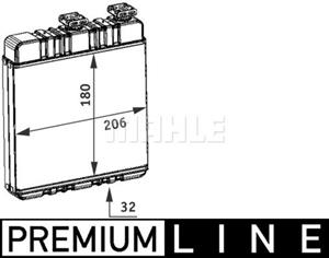 mahleoriginal Wärmetauscher, Innenraumheizung Mahle Original AH 76 000P