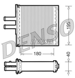 Wärmetauscher, Innenraumheizung Denso DRR09061