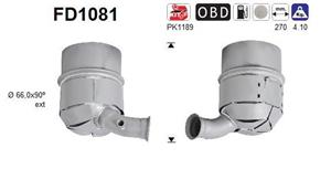 Ruß-/Partikelfilter, Abgasanlage AS FD1081