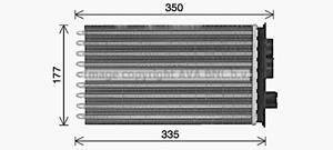 Wärmetauscher, Innenraumheizung AVA IV6164