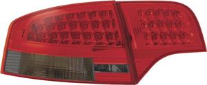 Audi Set LED Achterlichten passend voor  A4 B7 Sedan 2005-2009 LED - Rood/Smoke