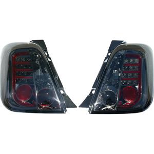 Fiat Set LED Achterlichten passend voor  500 2007- - Smoke