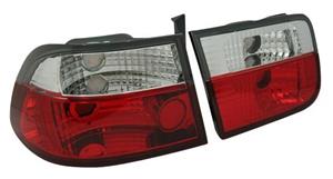 Honda Set Achterlichten passend voor  Civic Coupe 1996-2001 - Rood/Helder