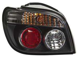 Toyota Set Achterlichten passend voor  Yaris I 1999-2005 (excl. Verso) - Zwart