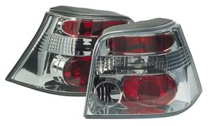 Volkswagen Set Achterlichten passend voor  Golf IV 1998-2003 excl. Variant - Chroom