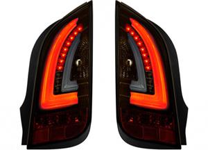 Skoda Set LED Achterlichten passend voor Volkswagen Up! &  Citigo 2011- - Zwart/Smoke/Goud