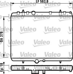 Kühler, Motorkühlung Valeo 732896