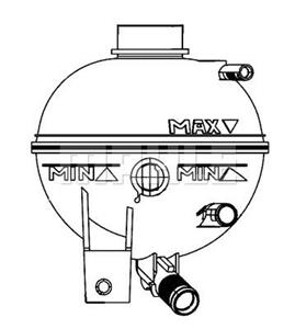 mahleoriginal Ausgleichsbehälter, Kühlmittel Mahle Original CRT 12 000S