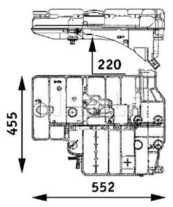 Mercedes-Benz Expansietank, koelvloeistof