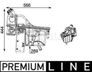 mahleoriginal Ausgleichsbehälter, Kühlmittel Mahle Original CRT 54 000P