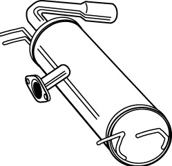 Endschalldämpfer Walker 22908