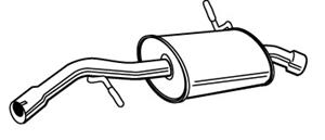 Endschalldämpfer Walker 22999