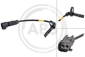 Sensor, Raddrehzahl Hinterachse ABS 32121