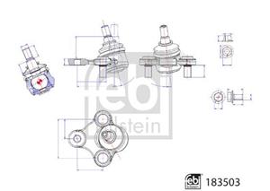 Trag-/Führungsgelenk FEBI BILSTEIN 183503