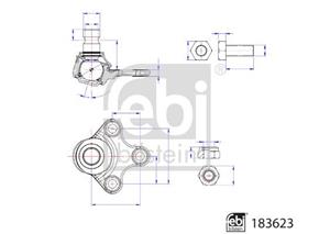 Trag-/Führungsgelenk FEBI BILSTEIN 183623