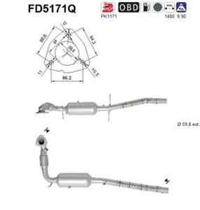 Ford Roetfilter, uitlaatinstallatie