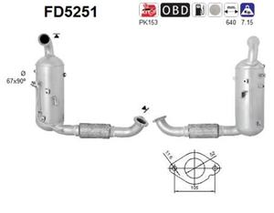 Ruß-/Partikelfilter, Abgasanlage AS FD5251