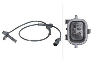 Sensor, Raddrehzahl Hinterachse Hella 6PU 012 679-911