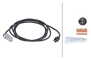 Sensor, Raddrehzahl Hinterachse Hella 6PU 230 048-581