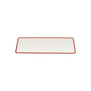 Nummerplaat kort rood