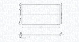 magnetimarelli Kühler, Motorkühlung Magneti Marelli 350213209500