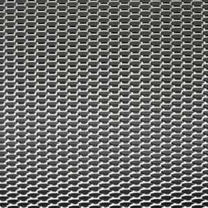 Racegaas aluminium - honingraat 12x6mm - 125x25cm