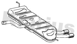 Skoda Einddemper