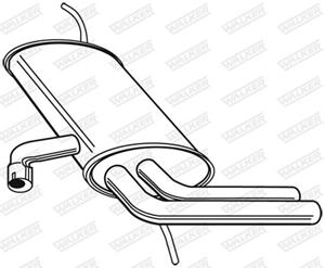 Endschalldämpfer Walker 23259