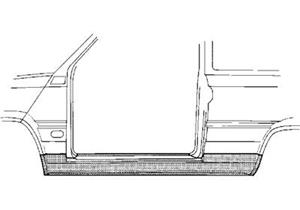 Fiat PLAATWERKDEEL Dorpel R