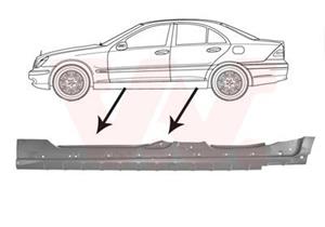 Mercedes-Benz Plaatwerkdeel Dorpel