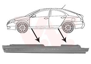 Nissan Plaatwerkdeel Dorpel