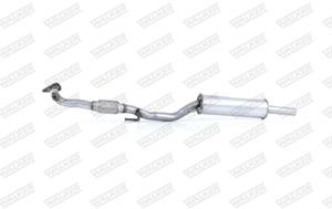 WALKER Mittelschalldämpfer VW 23665 5Z0253059H MSD