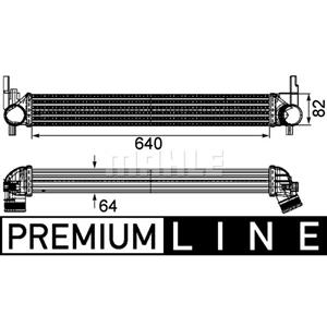 Mahle Intercooler BEHR  CI 165 000P