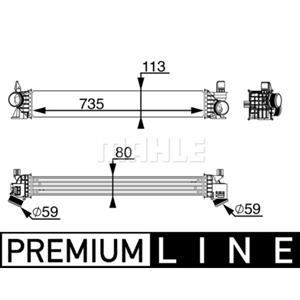 Mahle Intercooler BEHR  CI 217 000P