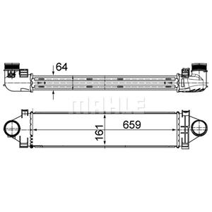 Mahle Intercooler  CI 501 000S