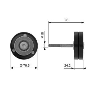 Seat Geleide rol/omdraairol v-snaren DriveAlign