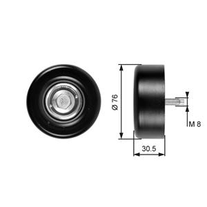 Jaguar Geleide rol/omdraairol v-snaren DriveAlign